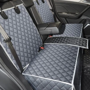 Grey Dog Car Seat Cover for Back Seat X-Large,Non-Stick Fur,Pet-Friendly and ... - Picture 1 of 7