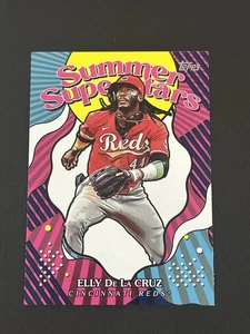 2025 Topps Series 2 Elly De La Cruz Summer Superstars #SS-11 Cincinnati Reds (W) - Foto 1 di 2