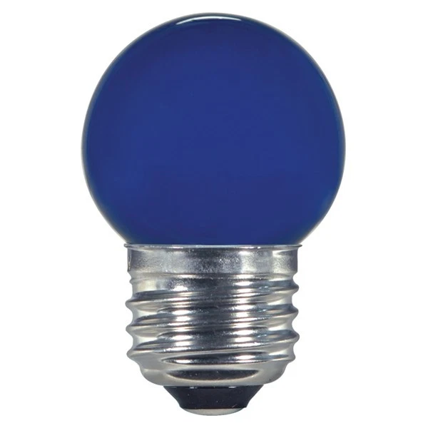 1.2w S11 LED 120v Ceramic Blue E26 Medium base - Image 1 of 1