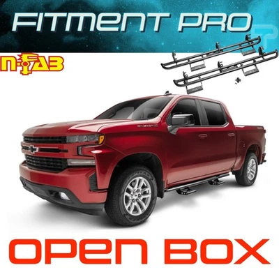Sistema de escalones N-Fab RKR para 19+ Chevrolet Silverado GMC 1500 doble cabina C194RKRCCS4 Foto 1 de 4