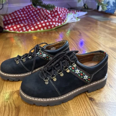 Zapatos informales de exterior Josef Seibel para mujer talla 37/US 7 de cuero negro Foto 1 de 4