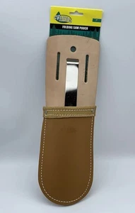 Bolsa de sierra plegable de cuero Weaver Arborist de 7” grano superior niquelado 08-02015 - Imagen 1 de 7
