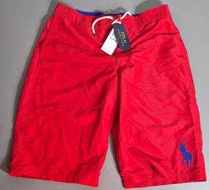Polo Ralph Lauren BIG PONY Boys Swim Trunks XL 18 20 Red NEW NWT - Picture 1 of 6