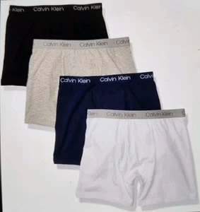 Boys Calvin klein Boxer Briefs 4-Pack Size Small 6/7 - Picture 1 of 3