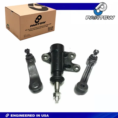 PartsW Chevy Tahoe 1993-2000 3Pc Pitman Idler Arm & Bracket Kit - Image 1 of 4