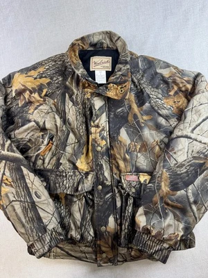 Vintage Woolrich Camo Mens Size Medium Hunting Coat  Hardwoods Insulated - Image 1 of 4