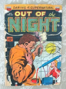 OUT OF THE NIGHT #3 - 1952 ACG, 1.0, KEN BALD CVR, PAUL GATTUSO, PRE-CODE HORROR - Bild 1 von 3