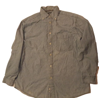 Devon & Jones Durango Denim Men's Size Medium Blue Jean Shirt Vintage Retro - Image 1 of 4