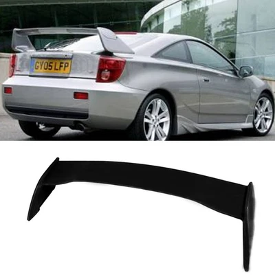 1 x trunk spoiler for 2000-2005 Toyota Celica TD3000 TRD Rear Black ABS - Imagem 1 de 4