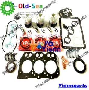 overhaul rebuild kit For John Deere 430 455 755 670 With Yanmar 3TNA72 engine - Picture 1 of 5