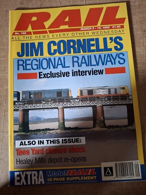 Rail magazine: No. 195: Mar03-16  1993 : REGIONAL RAILWAYS INTERVIEW :(E) - Image 1 of 4