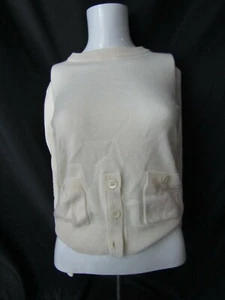 Moschino Couture Ivory Sweater Button Detail Size XS - Picture 1 of 5