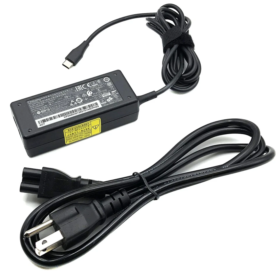 Original Chicony A18-045N1A Charger AC Power Adapter 20V 2.25A USB-C 45W - Image 1 of 4