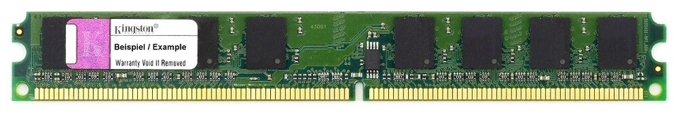 512MB Kingston Low Profile DDR2-533 RAM PC2-4200U CL4 Ktd-dm8400a/512 Memory - Image 1 of 1