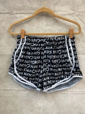 Pantalones cortos para mujer Calvin Klein negros/blancos talla S Foto 1 de 4