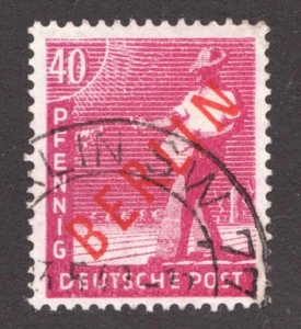 1949 Germany Berlin Sc# 9N29 - 40 Pfennig Sower - Used Stamp Cv$12 - Picture 1 of 1