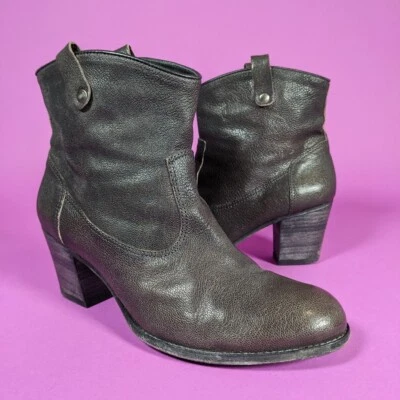 N.D.C. Botines españoles de cuero de diseñador hechos a mano talla boho US 8,5 EUR 39 Foto 1 de 4