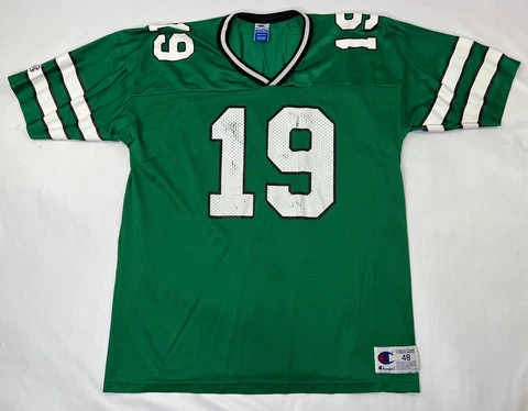 Vintage Keyshawn Johnson New York Jets Champion NFL Jersey Size 48 XL RARE Color Cover