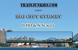 Telón de fondo modelo de ferrocarril TrainJunkies Big City Sydney - Imagen 1 de 6