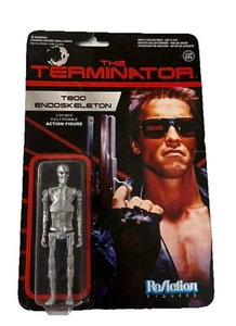 New Unpunched ReAction Figures The Terminator T800 Action Figure Funko 2013 - Picture 1 of 4