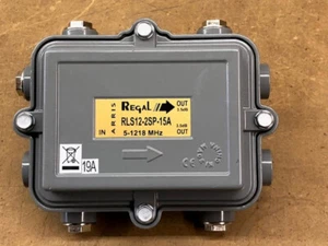 Regal RLS12-2SP-15A 1.2 Ghz 2 Way Line Splitter W/Surge Protection - Picture 1 of 5