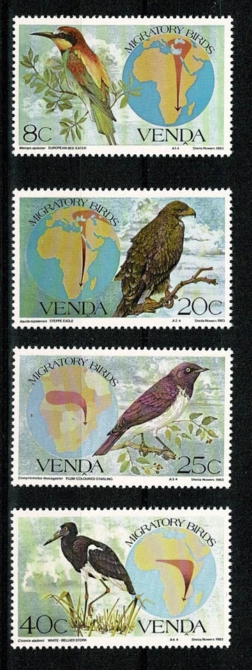U2510 VENDA 1983 Migratory birds   MNH - Image 1 of 1