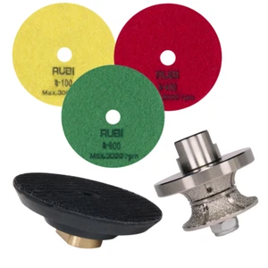 Rubi Bullnose & Polishing Pads Set - Picture 1 of 1