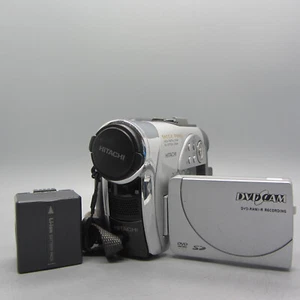 Hitachi DVDCAM DZ-MV3000E Handheld Mini DVD Camcorder Silver Tested - Picture 1 of 10