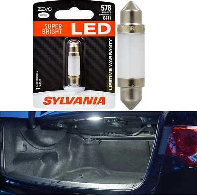 Sylvania ZEVO LED Light 578 White 6000K One Bulb Trunk Cargo Replacement Stock - Image 1 of 4