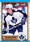 1989-90 Topps CTNW #421 Tim Armstrong Toronto Maple Leafs Custom Card
