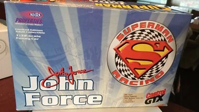 ACTION John force 1:32 Castrol/Superman 1999 Mustang F/C Mint Boxed - Image 1 of 3