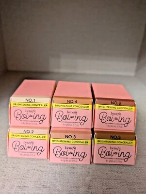 Benefit Boi-ing Brightening Concealer 4.4g FULL SIZE. VARIOUS SHADES.