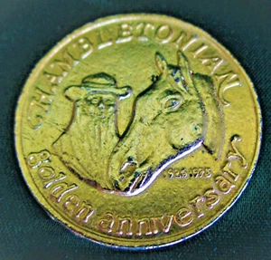 Hambeltonian Golden Anniversary Coin 1926 - 1975 Saratoga - Bild 1 von 4