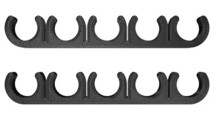 5 Wire Black Nylon 9mm Spark Plug Wire Separators - Set of 2 - Picture 1 of 3