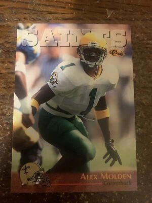 1996 Classic NFL Rookies Football Card #27 Alex Molden - Image 1 of 2