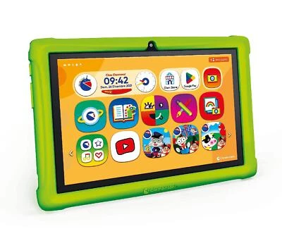 Tablet per Bambini 3-6 anni 10" Wifi 2 GB Ram Android 11 Verde 16795 Clementoni - Immagine 1 di 4