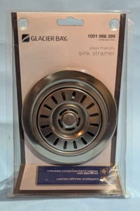 Glacier Bay Glass Friendly Sink Strainer Stainless Steel - Picture 1 of 3