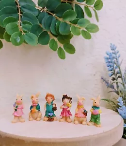 Miniature Bunnies Decor Set of 6๐๐ฅ - Picture 1 of 5