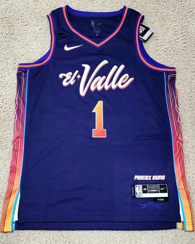 (Nuevo Con Etiquetas) Nike Para Hombre Devin Booker Phoenix Suns El Valle City Edition Foto 1 de 2