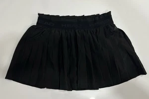 HEAD (2011) Oficial Mujer’s Plisado Negro Tenis Falda Skort Pantalones Cortos Talla XS - Imagen 1 de 5