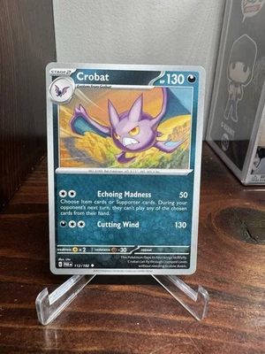 2023 Pokémon Crobat 112/182 SV04: Paradox Rift Regular Uncommon - Image 1 of 2