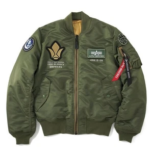 STRICT-G X ALPHA  Mobile Suit Gundam Iron-Blooded Orphans MA-1 Mikazuki M Jacket - Picture 1 of 6