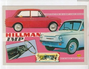 COCHES BRITÁNICOS HILLMAN IMP DE LOS AÑOS 50 Y 60 JENNA POSTAL NÚMERO 22 - Imagen 1 de 2