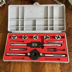 Sears Craftsman 5203 Kromedge Grifo y Juego de Troqueles Ajustables Herramientas De Colección EE. UU. con Estuche - Imagen 1 de 17