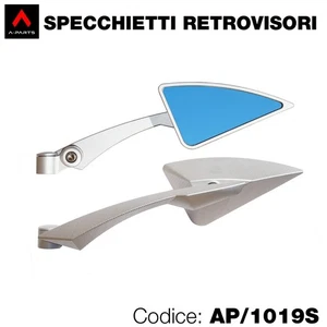 A-Parts AP/1019S Paar Aluminium-Spiegel, grau, universal - Bild 1 von 1