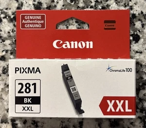 Cartucho de tinta CANON - 281XXL Super Capacidad NEGRO - Nuevo sellado - Imagen 1 de 1