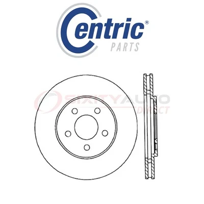 Centric C-TEK Disc Brake Rotor for 1995-2000 Dodge Stratus 2.0L 2.4L 2.5L L4 da Foto 1 de 4