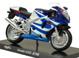 SUZUKI GSX-R750 DIECAST JUGUETE MOTO MOTO MODELO 1/18 - Imagen 1 de 17