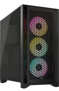 Corsair Icue 4000D Rgb Airflow Mid-Tower – 3× Af120 Rgb Elite, Lighting Node - Picture 1 of 9