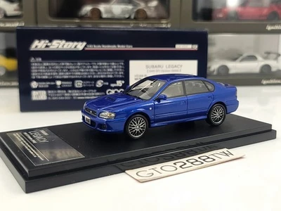 Hi Story 1:43 scale Subaru Legacy S401 STi Version 2002 WR Blue (HS368BL) - Image 1 of 4